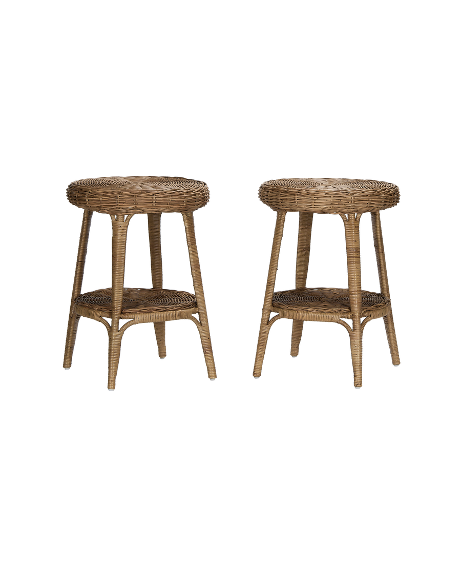 Lemonade Rattan Side Table