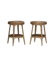 Lemonade Rattan Side Table