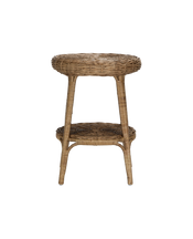 Lemonade Rattan Side Table