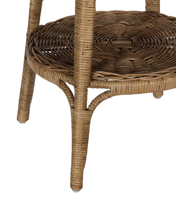 Lemonade Rattan Side Table
