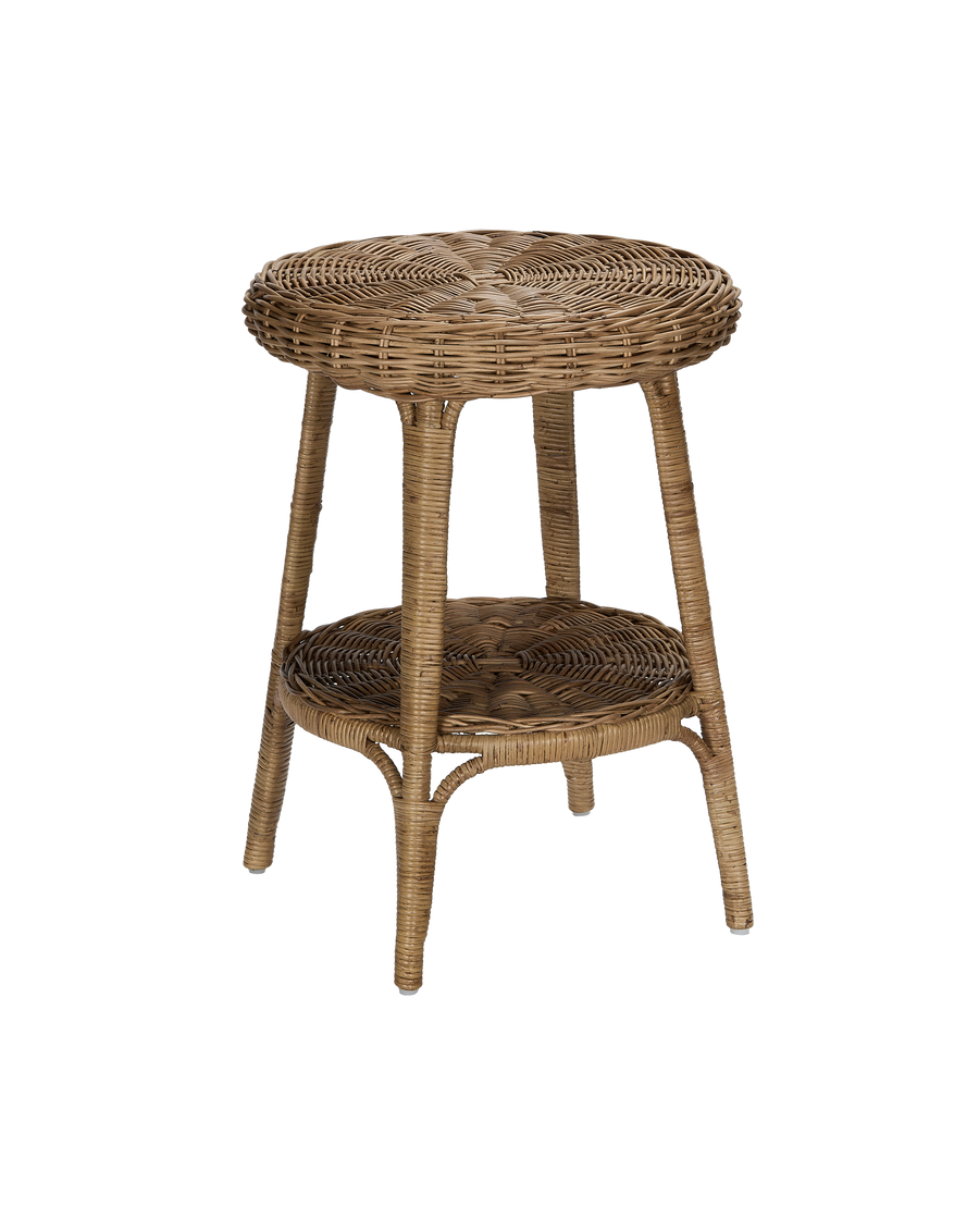 Lemonade Rattan Side Table