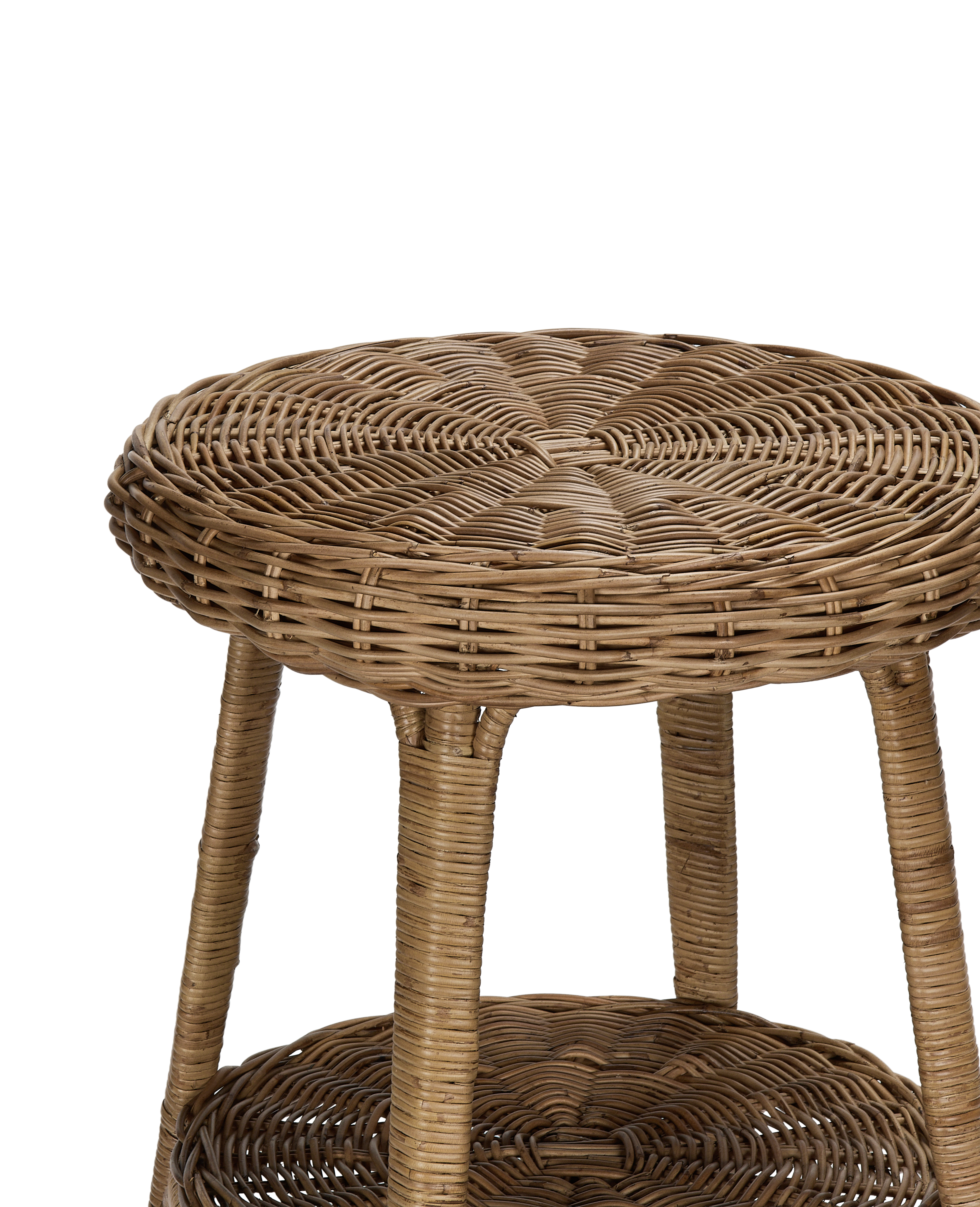 Lemonade Rattan Side Table