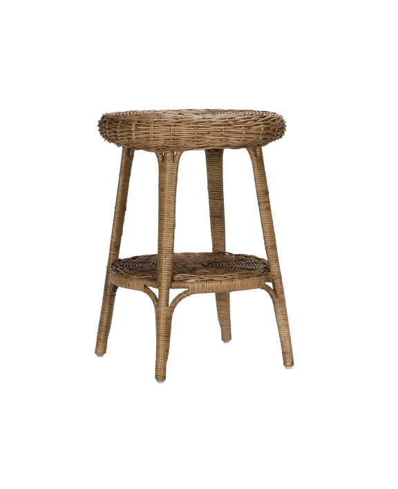 Lemonade Rattan Side Table