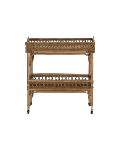 Sidecar Rattan Bar Cart