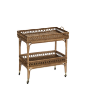 Sidecar Rattan Bar Cart