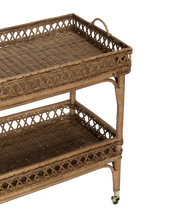 Sidecar Rattan Bar Cart