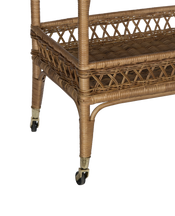 Sidecar Rattan Bar Cart