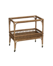 Sidecar Rattan Bar Cart