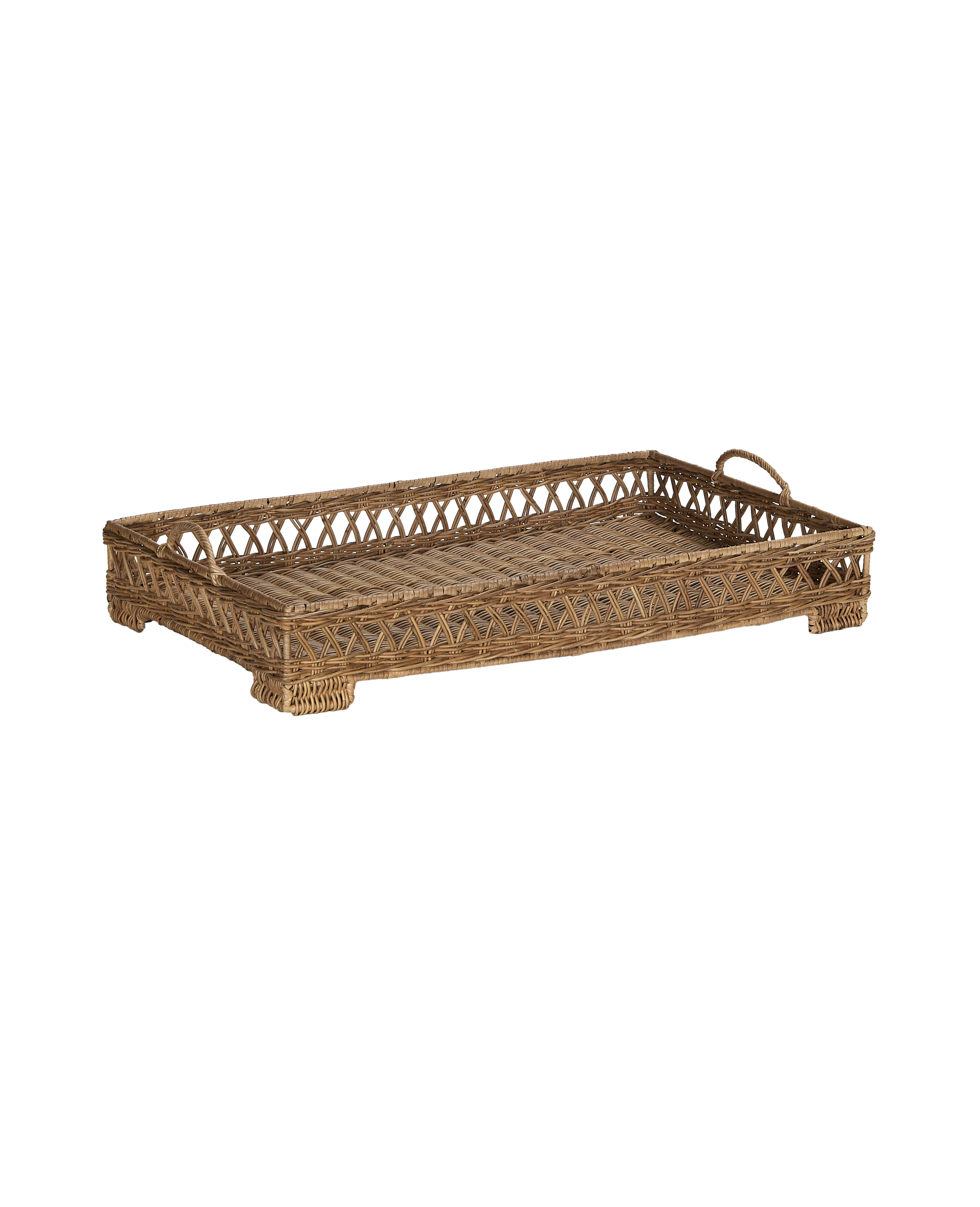 Sidecar Rattan Bar Cart