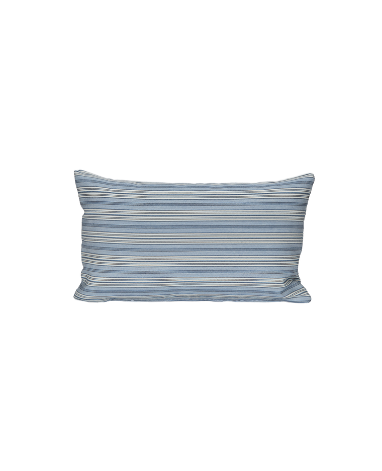 Linger Lumbar Pillow - Tidewater Stripe