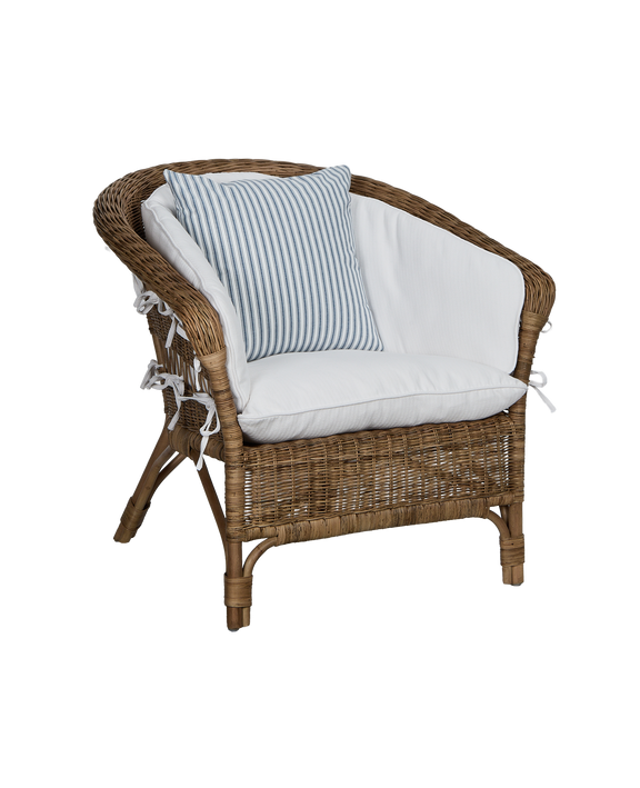 Sanctuary Rattan Lounge Chair - Shell