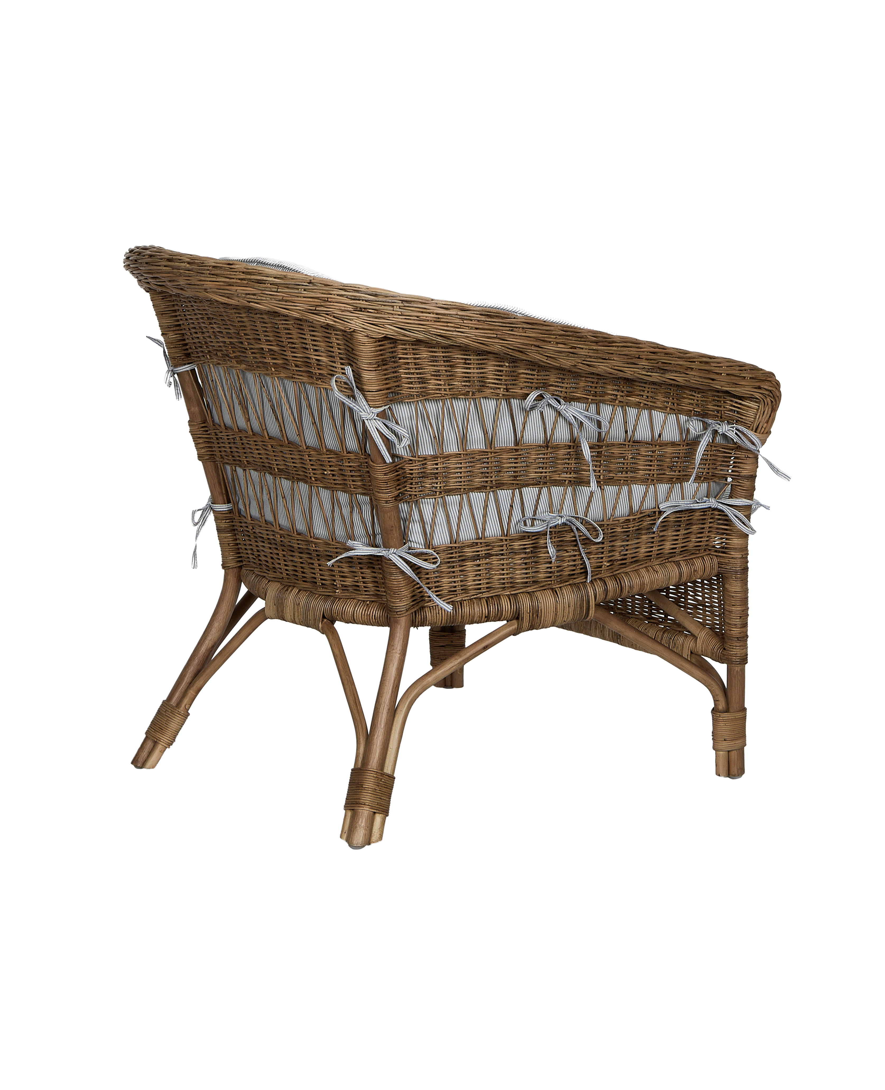 Sanctuary Lounge Chair Back Cushion - Bayside Stripe