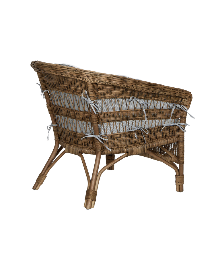 Sanctuary Lounge Chair Back Cushion - Bayside Stripe