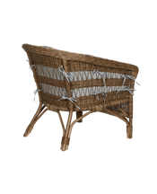 Sanctuary Lounge Chair Back Cushion - Bayside Stripe