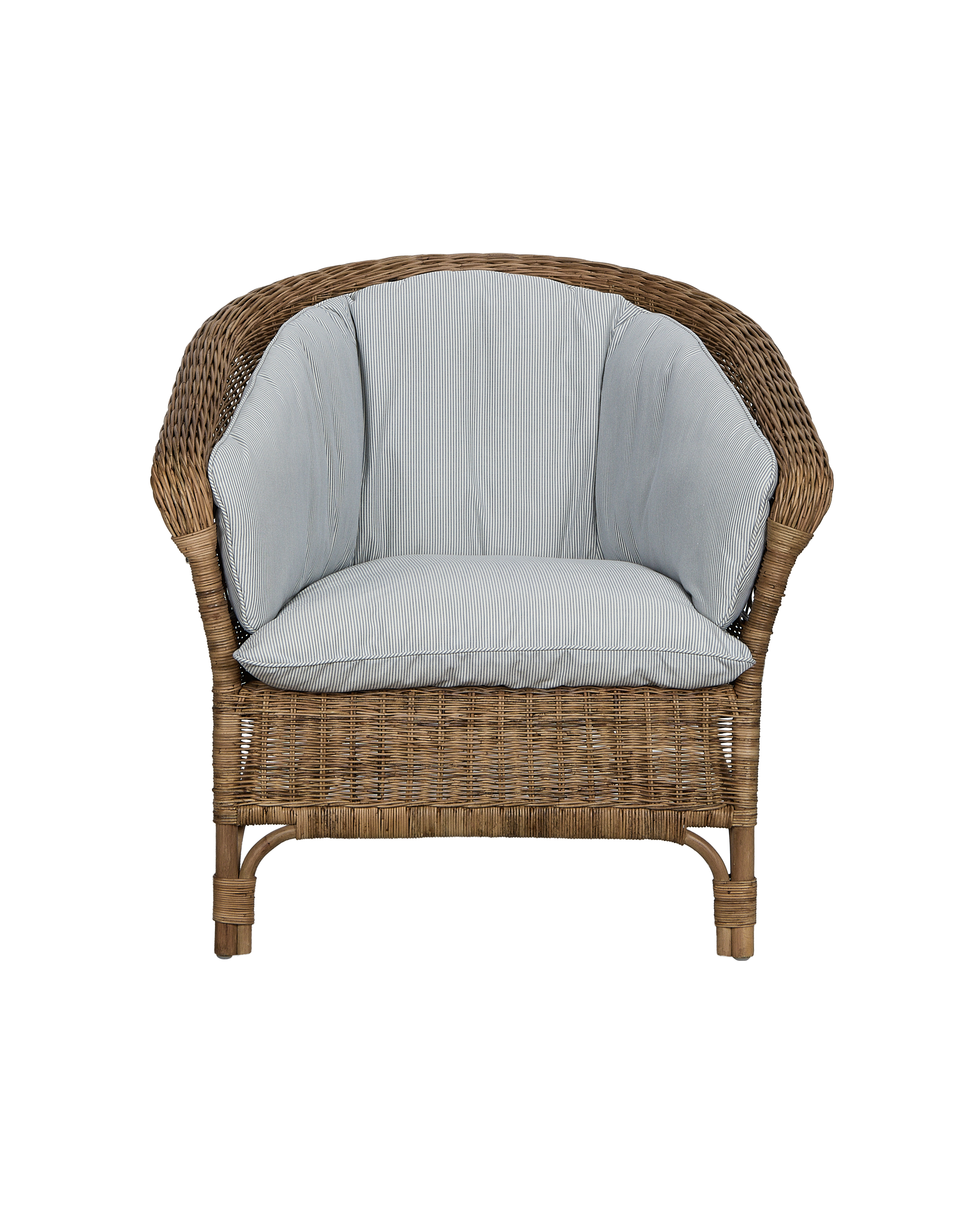 Sanctuary Lounge Chair Back Cushion - Bayside Stripe