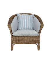 Sanctuary Lounge Chair Back Cushion - Bayside Stripe