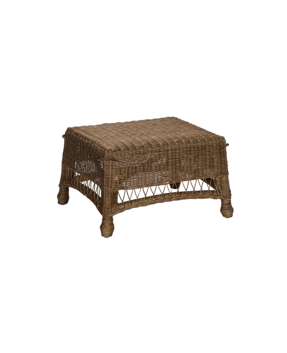 Kickback Ottoman - Bayside Stripe