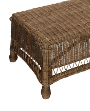 Kickback Ottoman - Bayside Stripe