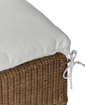 Boxwood Rattan Bench - Shell