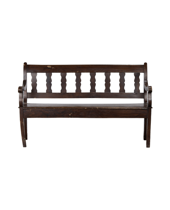 Wood Sitting Bench