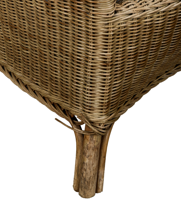 Rattan Loveseat