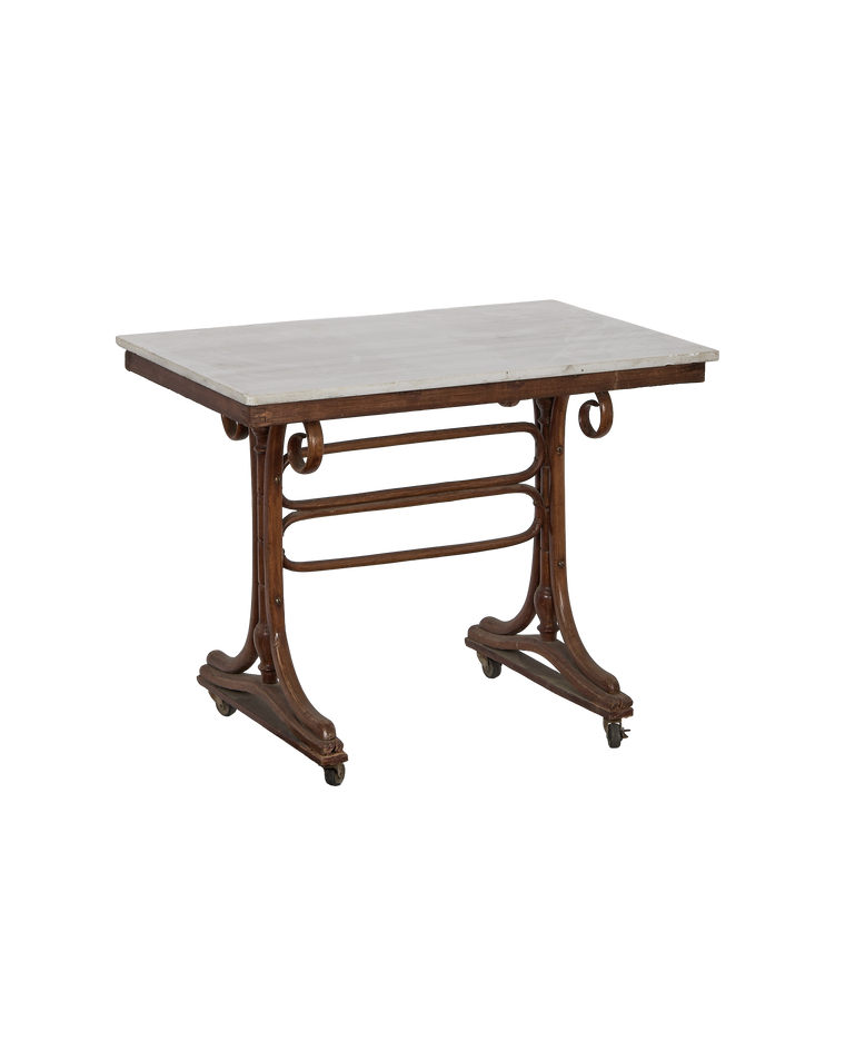 Thonet Rolling Marble Bistro Table. Have base already