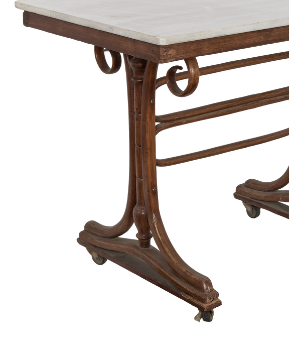 Thonet Rolling Marble Bistro Table. Have base already