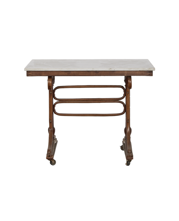 Thonet Rolling Marble Bistro Table. Have base already