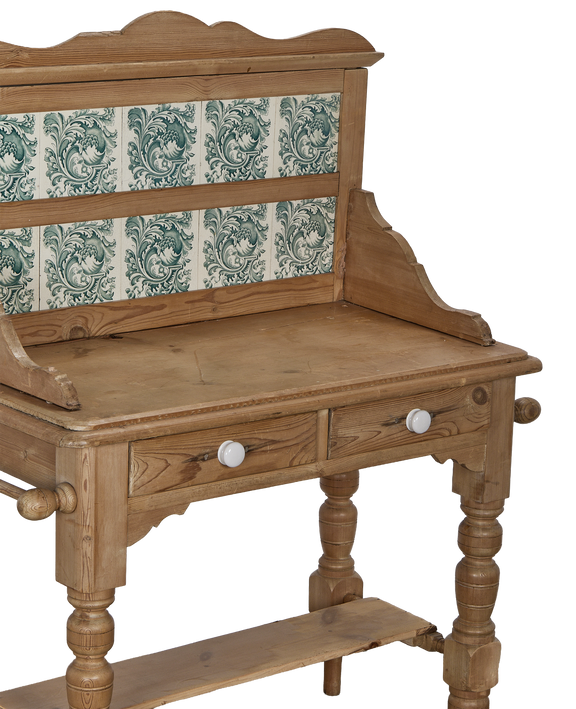 Tiled Kitchen Display Cabinet