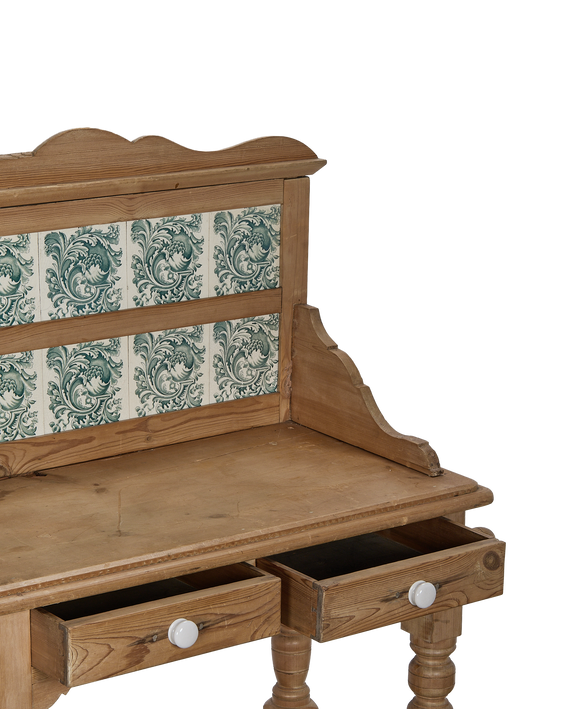 Tiled Kitchen Display Cabinet
