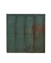 Wood Locker Cabinet - Painted