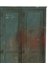 Wood Locker Cabinet - Painted