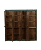Wood Locker Cabinet - Painted