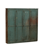 Wood Locker Cabinet - Painted