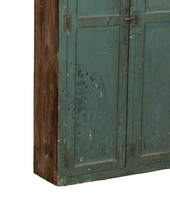 Wood Locker Cabinet - Painted