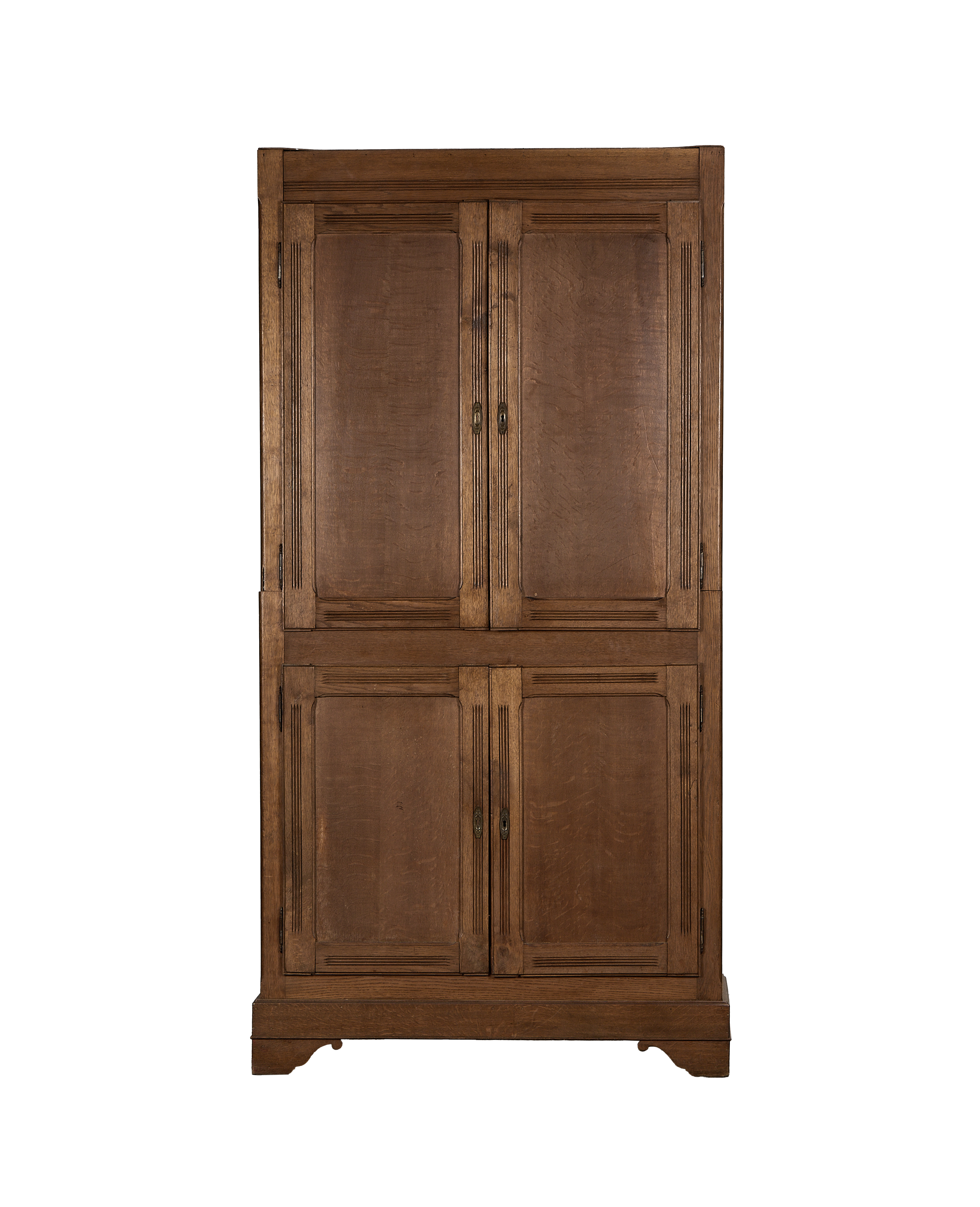 Wood Armoire: vintage French wood armoire