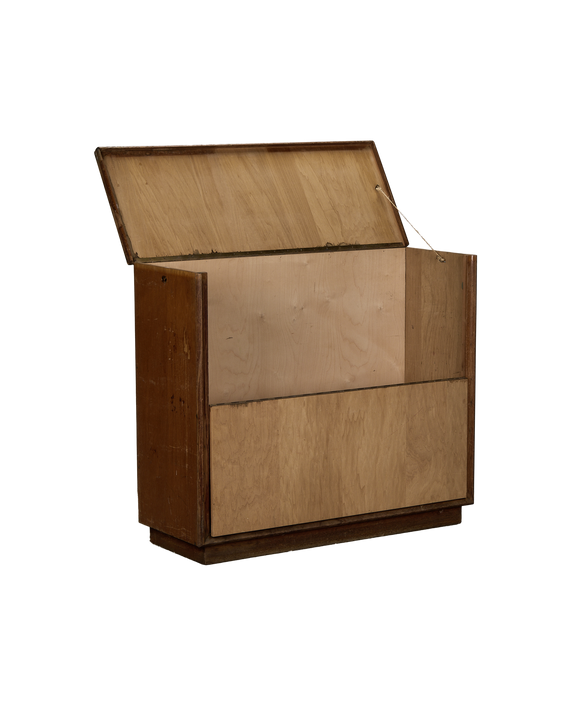 Wood Sideboard - Grain Bin