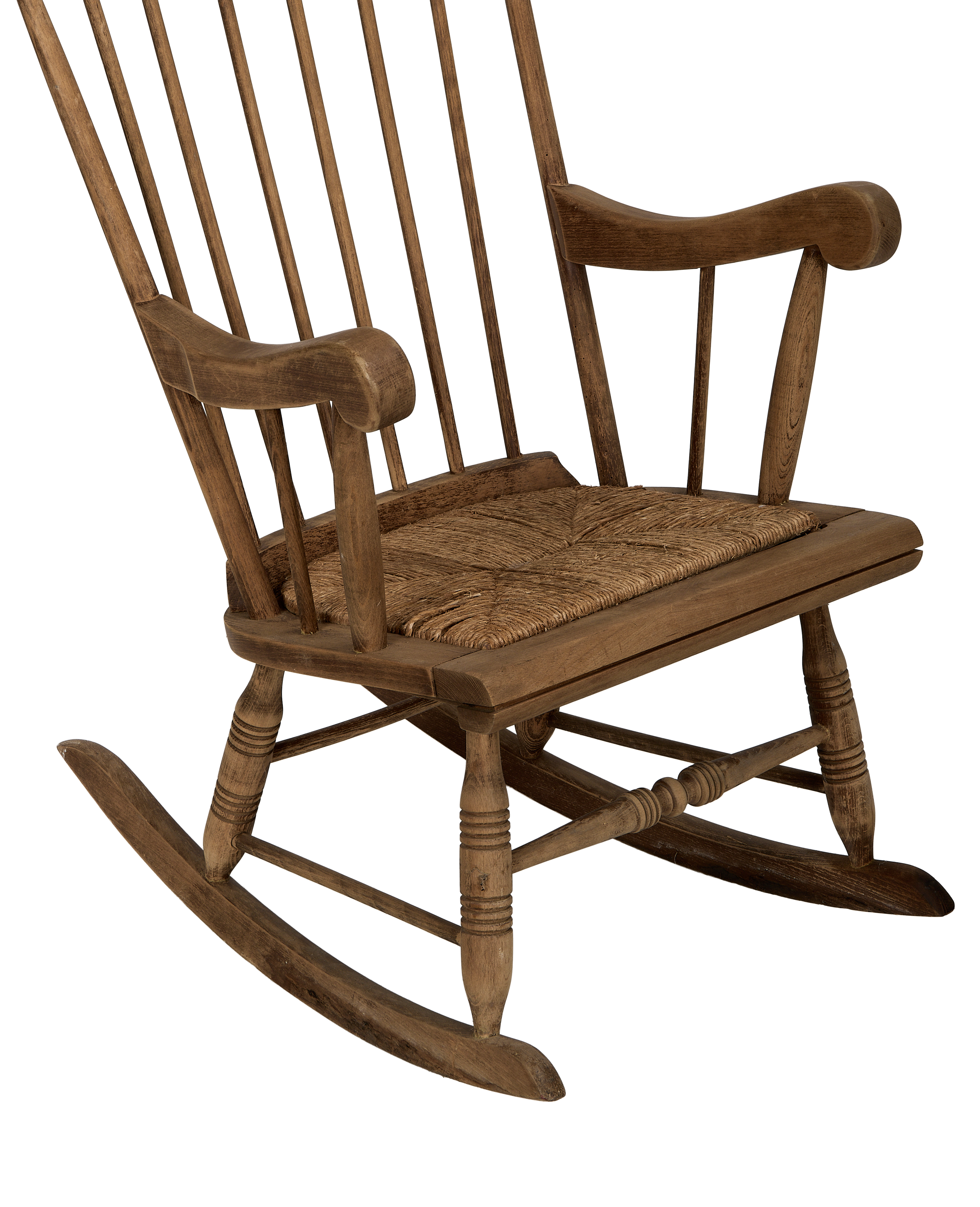Rush Seat Rocking Chair
