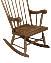 Rush Seat Rocking Chair