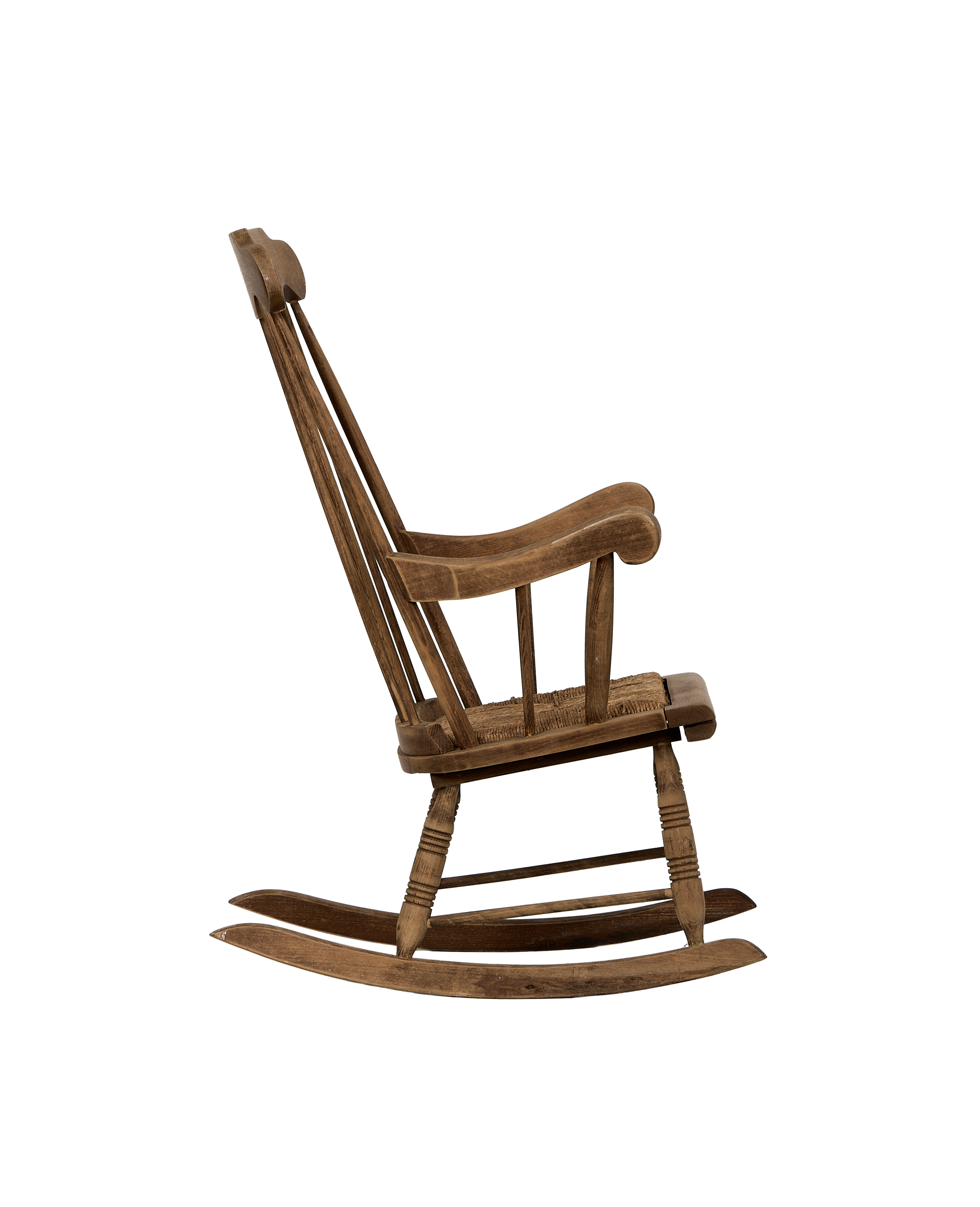 Rush Seat Rocking Chair