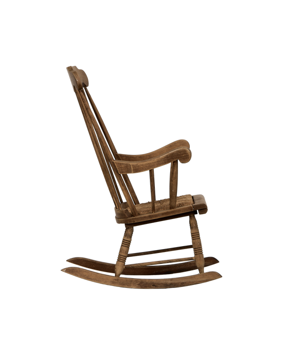 Rush Seat Rocking Chair