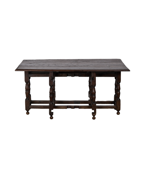 Spanish Folding Table - Brass Diamonds