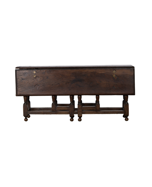 Spanish Folding Table - Brass Diamonds