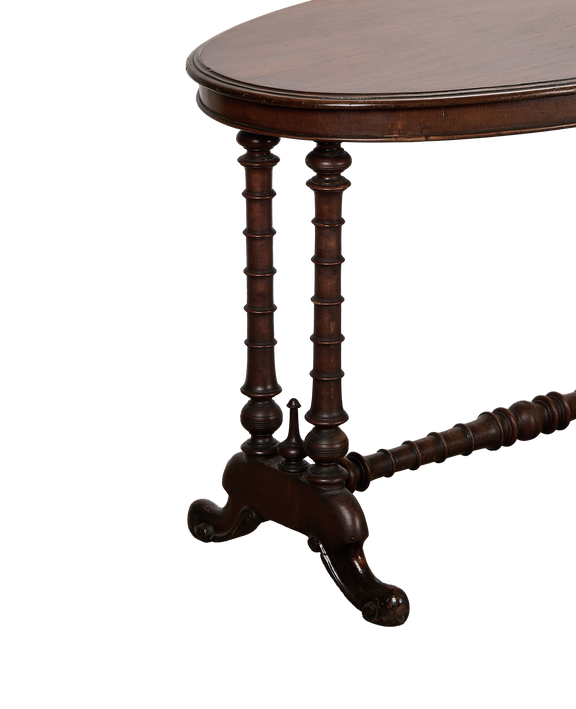 Oval Entry Table