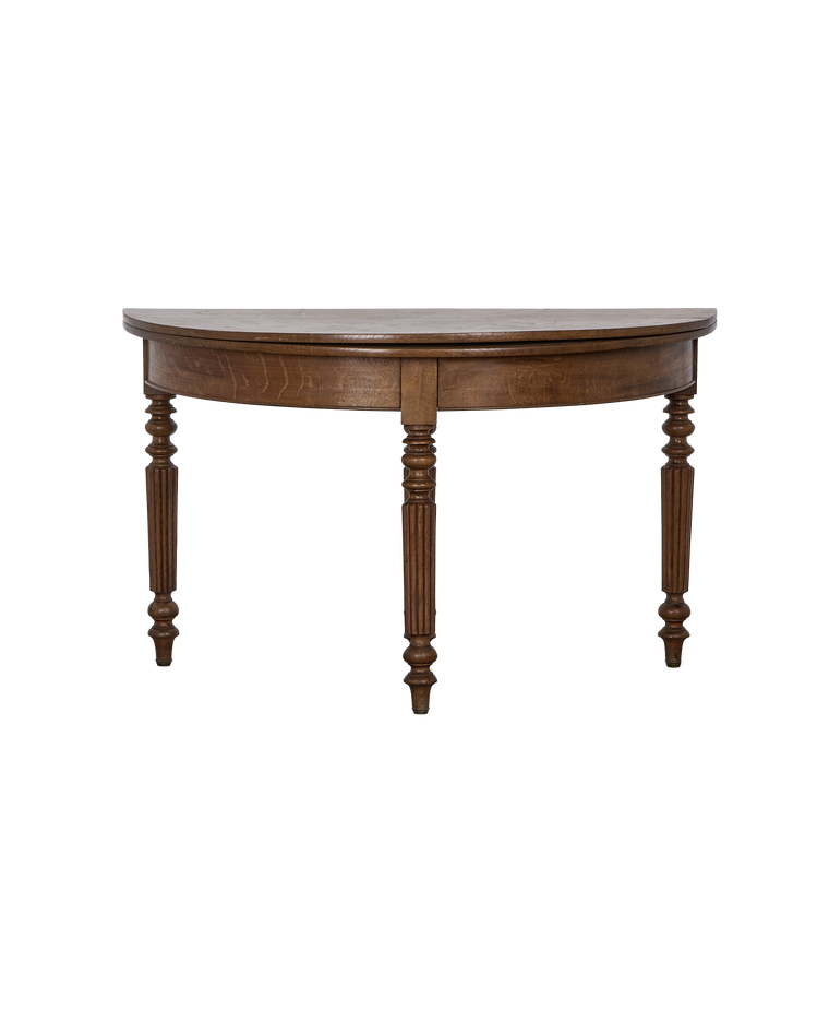 Demi Circle Folding Table
