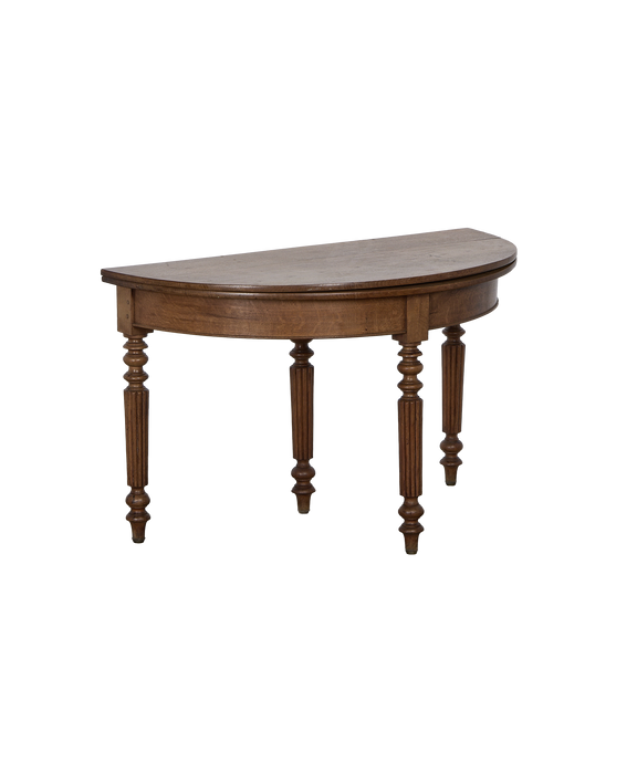 Demi Circle Folding Table