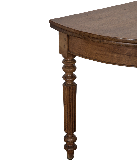 Demi Circle Folding Table