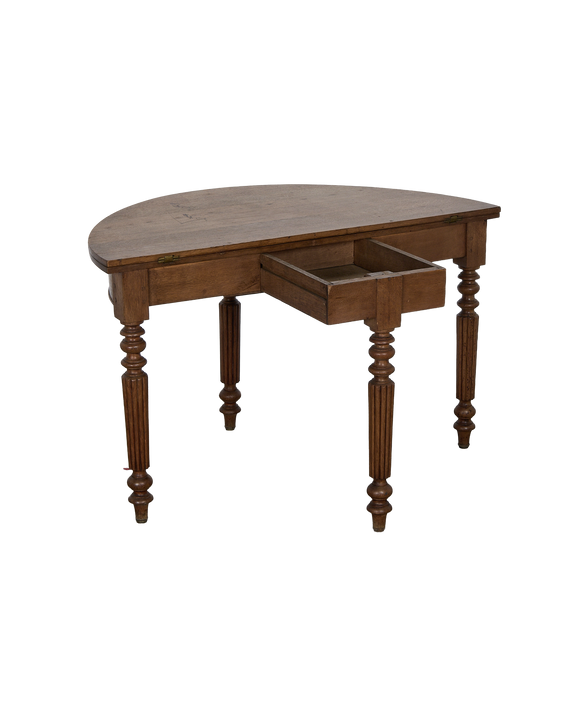 Demi Circle Folding Table