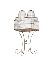 Twin Dome Bird Cage