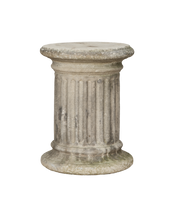 Fluted Stone Garden Pedestal